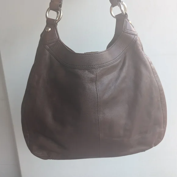 COACH Leather Lynn Soho Purse Hobo Shoulder Bag F 17092 Brown leather - Picture 3 of 16